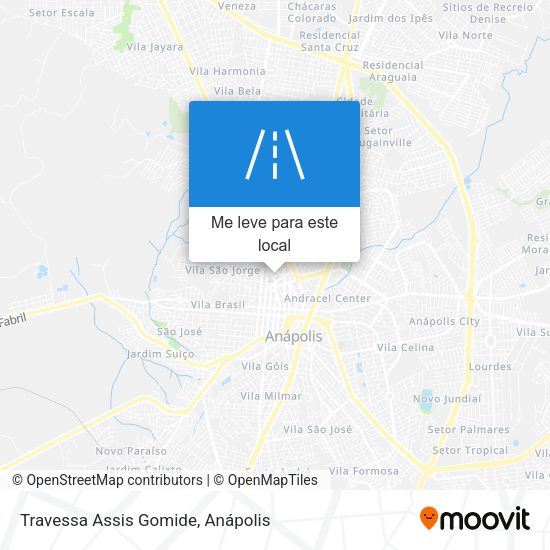 Travessa Assis Gomide mapa