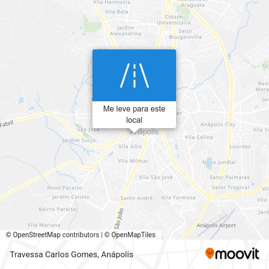 Travessa Carlos Gomes mapa
