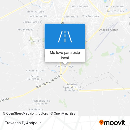 Travessa D mapa