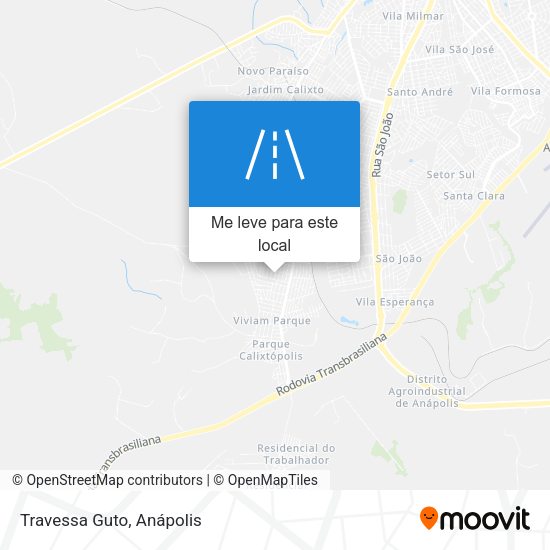 Travessa Guto mapa