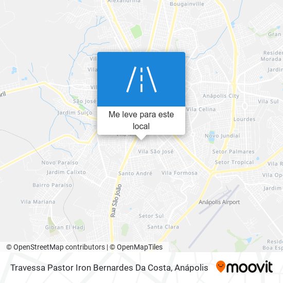 Travessa Pastor Iron Bernardes Da Costa mapa