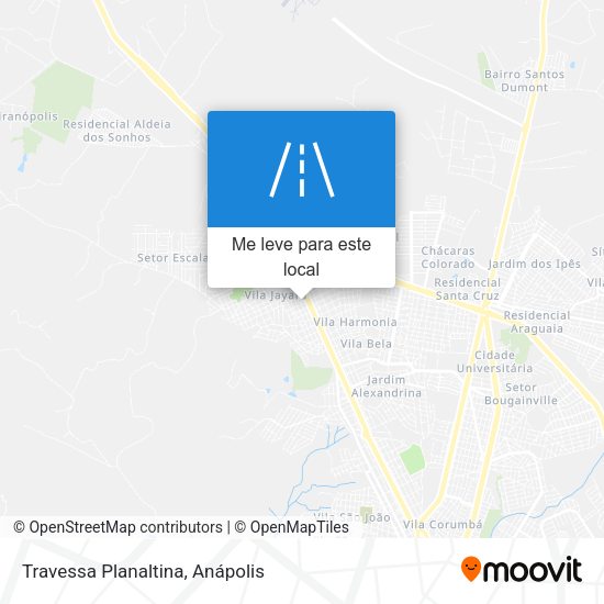 Travessa Planaltina mapa