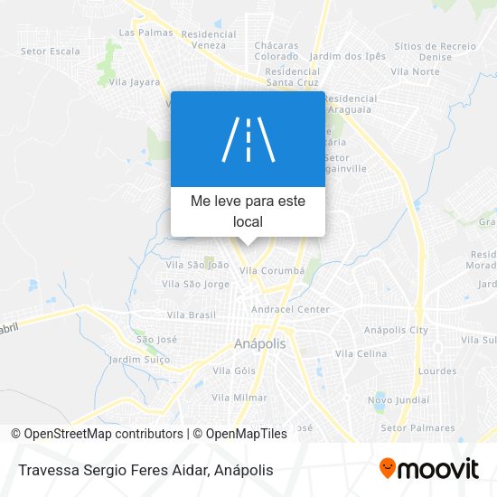 Travessa Sergio Feres Aidar mapa