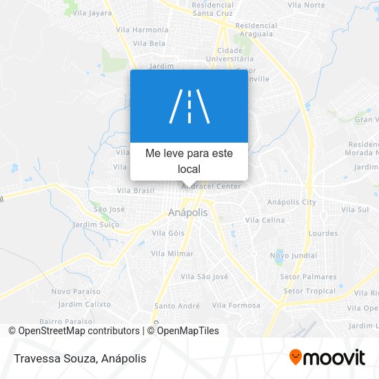Travessa Souza mapa