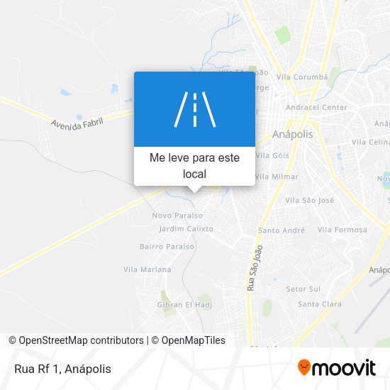 Rua Rf 1 mapa