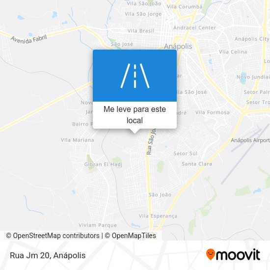 Rua Jm 20 mapa