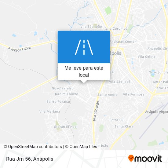 Rua Jm 56 mapa
