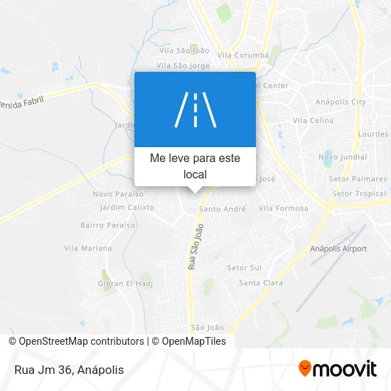 Rua Jm 36 mapa