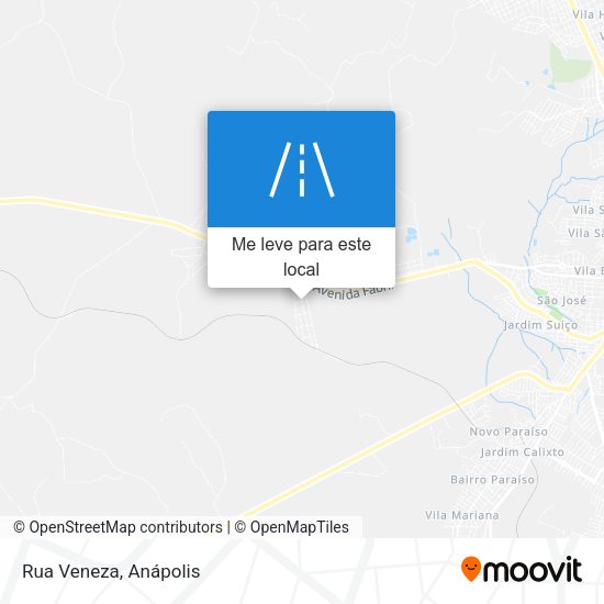 Rua Veneza mapa