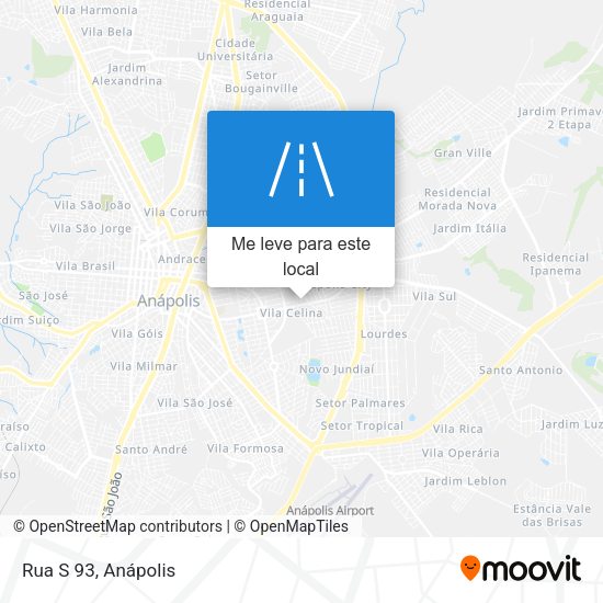 Rua S 93 mapa