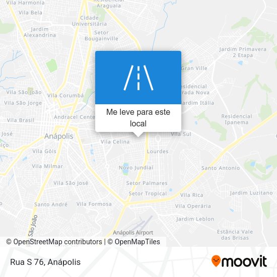 Rua S 76 mapa