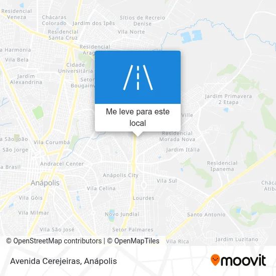 Avenida Cerejeiras mapa