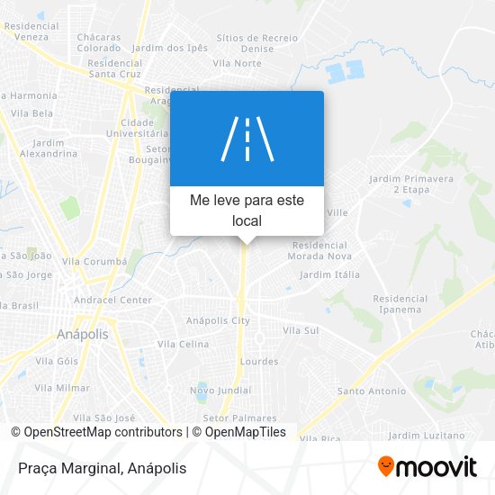 Praça Marginal mapa