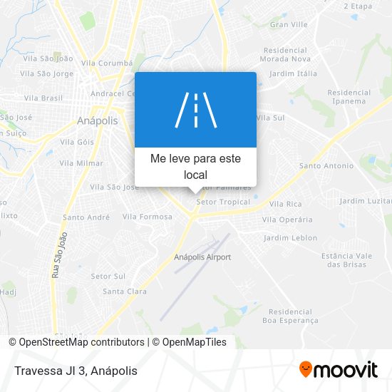 Travessa Jl 3 mapa