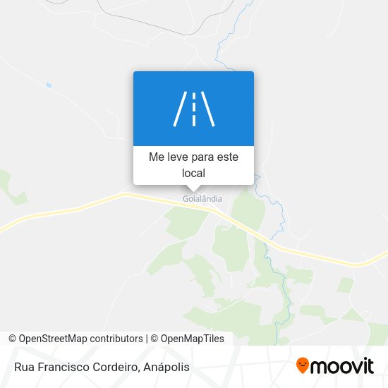 Rua Francisco Cordeiro mapa