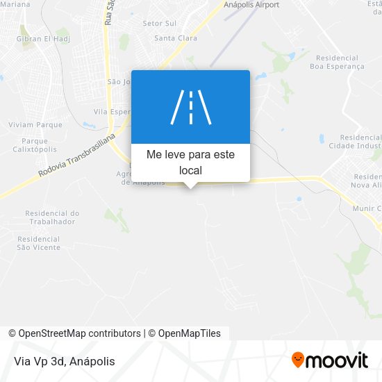 Via Vp 3d mapa
