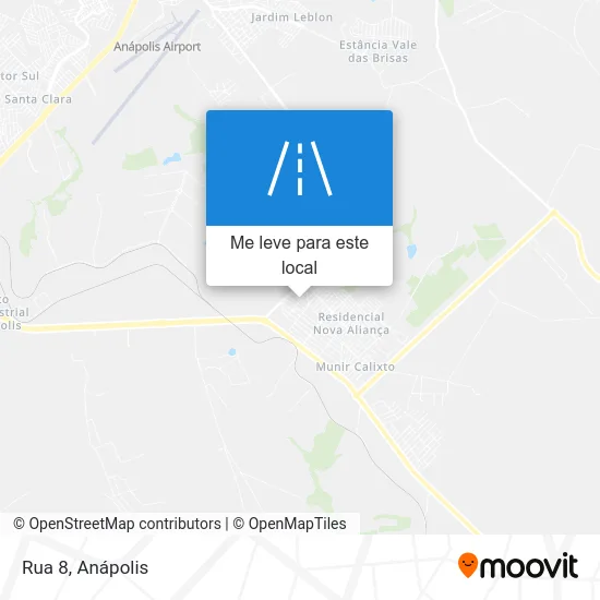Rua 8 mapa