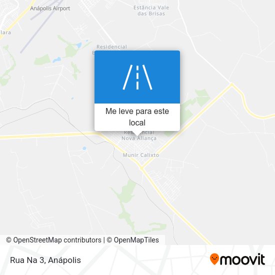 Rua Na 3 mapa