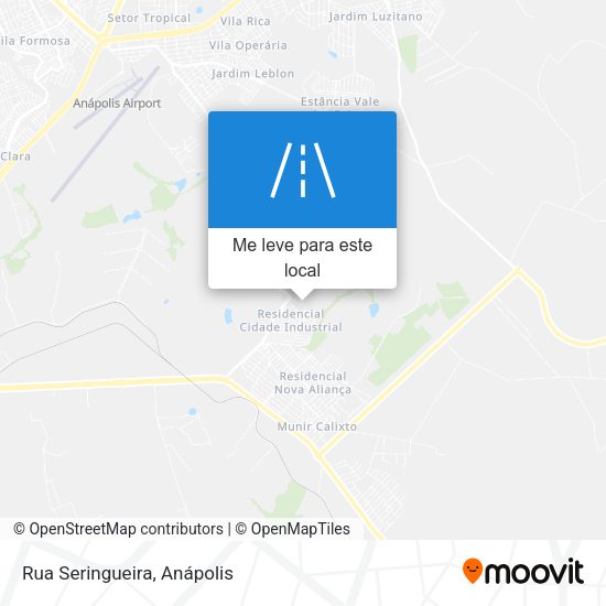 Rua Seringueira mapa