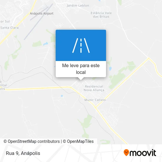 Rua 9 mapa