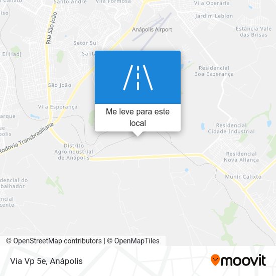 Via Vp 5e mapa