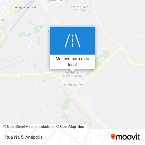 Rua Na 5 mapa