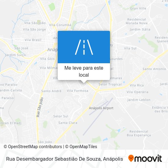 Rua Desembargador Sebastião De Souza mapa
