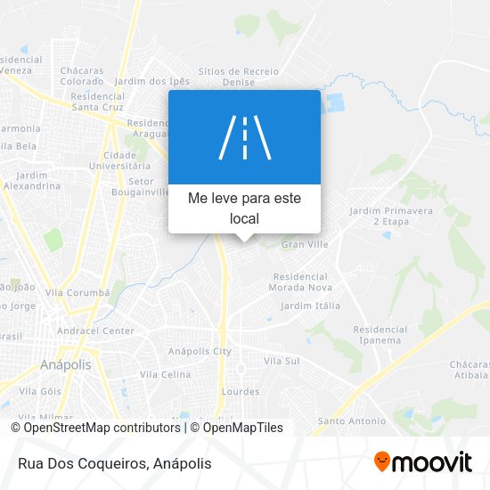 Rua Dos Coqueiros mapa