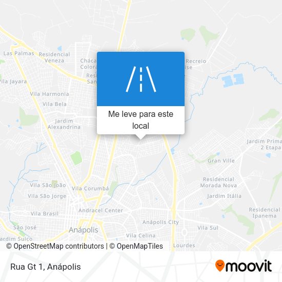 Rua Gt 1 mapa
