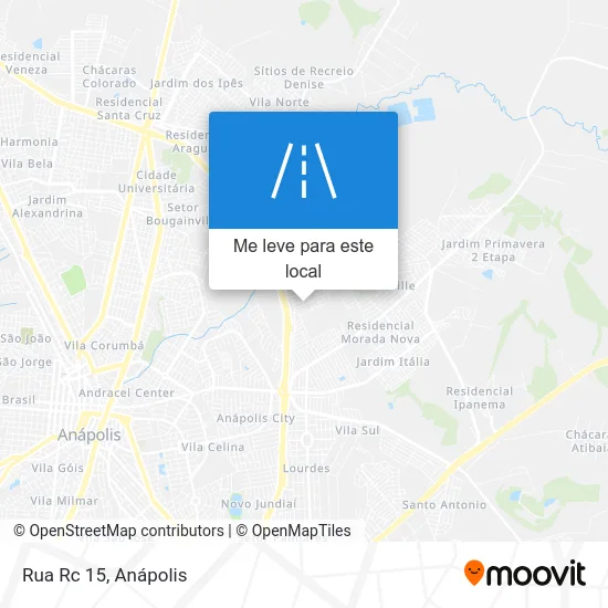 Rua Rc 15 mapa