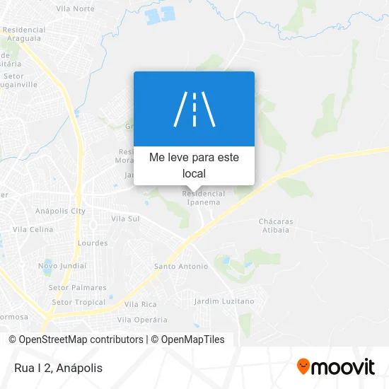 Rua I 2 mapa