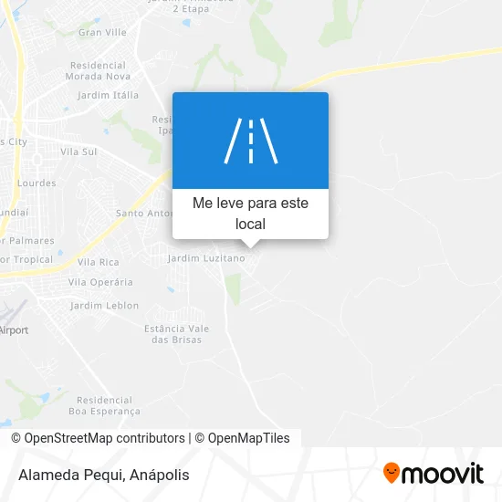 Alameda Pequi mapa