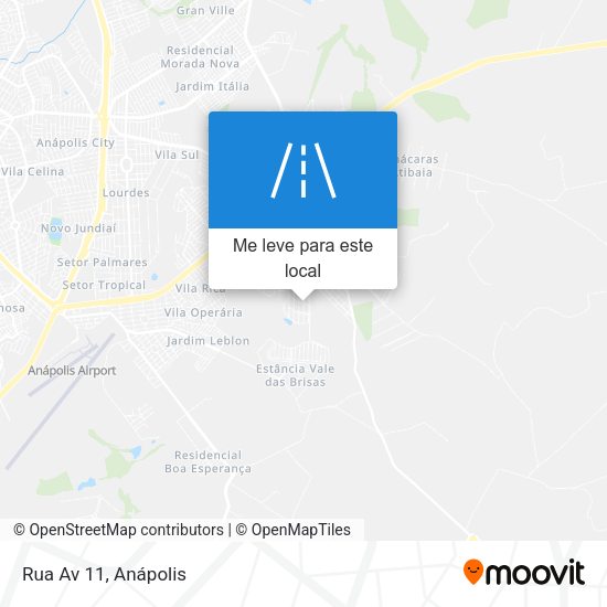Rua Av 11 mapa