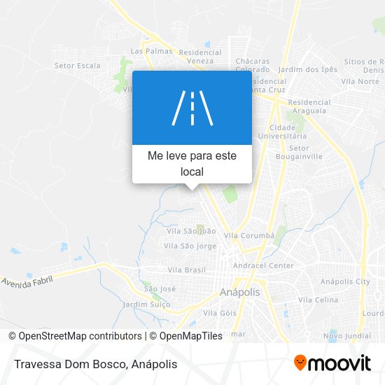 Travessa Dom Bosco mapa