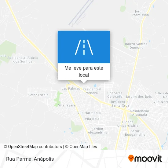 Rua Parma mapa