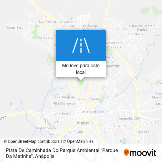 Pista De Caminhada Do Parque Ambiental "Parque Da Matinha" mapa