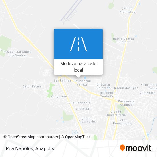 Rua Napoles mapa