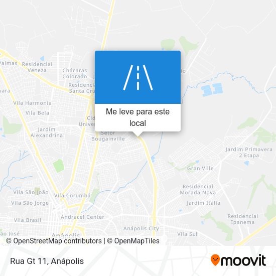 Rua Gt 11 mapa