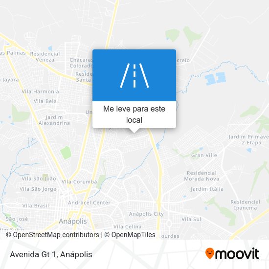 Avenida Gt 1 mapa