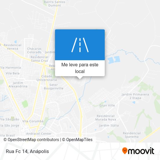 Rua Fc 14 mapa