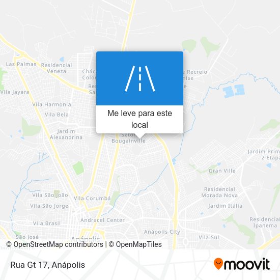 Rua Gt 17 mapa