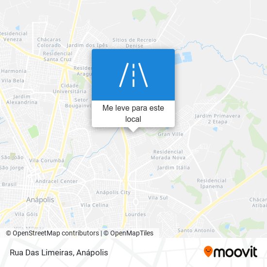 Rua Das Limeiras mapa