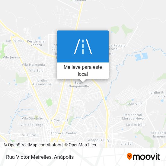 Rua Victor Meirelles mapa