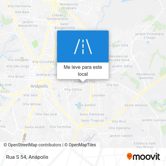 Rua S 54 mapa