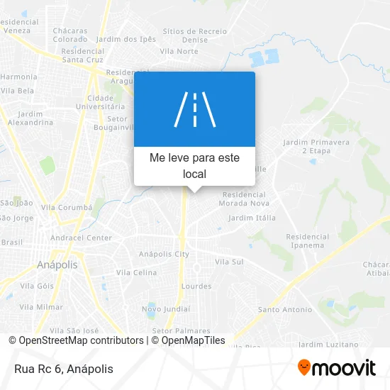 Rua Rc 6 mapa