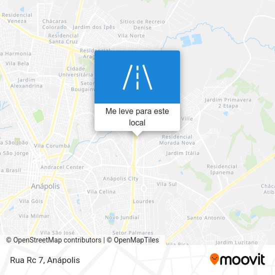 Rua Rc 7 mapa