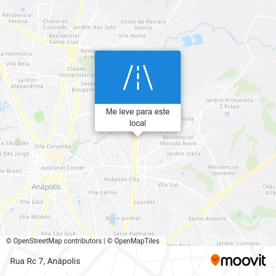 Rua Rc 7 mapa