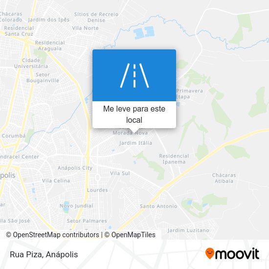 Rua Piza mapa