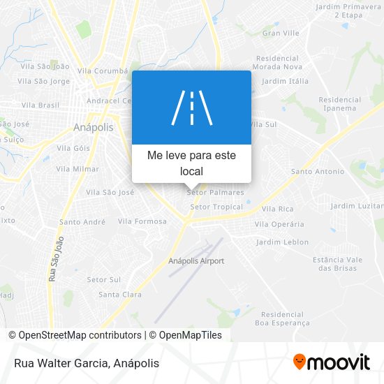 Rua Walter Garcia mapa