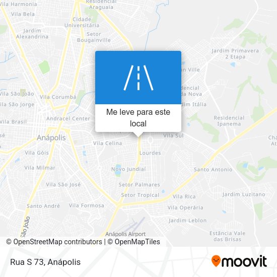 Rua S 73 mapa